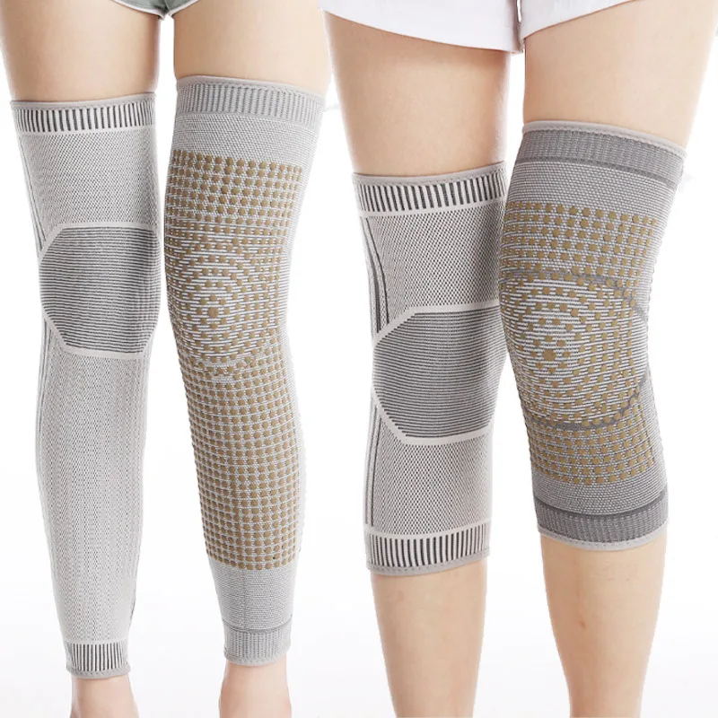 

1 Pair Knee Pads Dot Matrix Double Sides Self Fever for Arthritis Joint Pain Relief Injury Recovery Belt Rodilleras Para Dolor