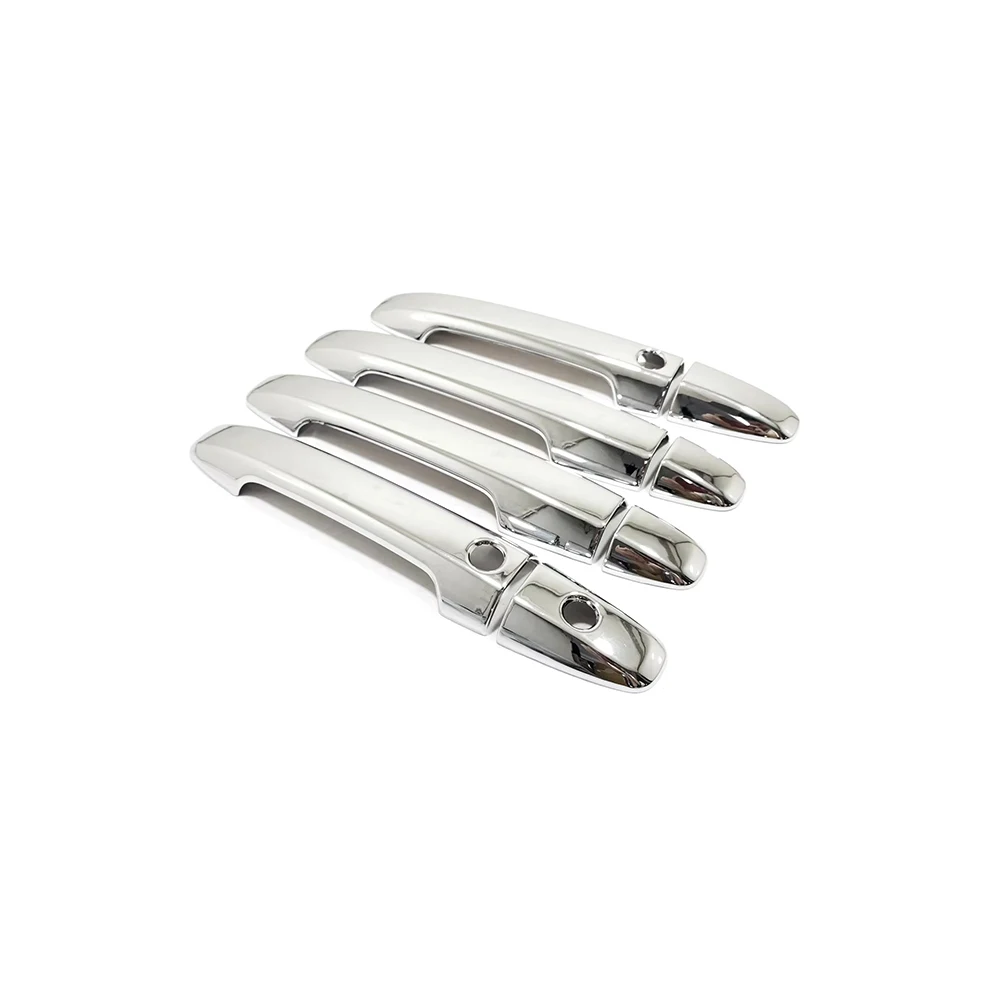 Фото ⭐ Оригинальный ⭐   Накладка на дверную ручку для Honda Stepwgn RK1 RK5 2010-2014, карбон, хром, черный, защита дверной ручки, декоративная отделка №2
