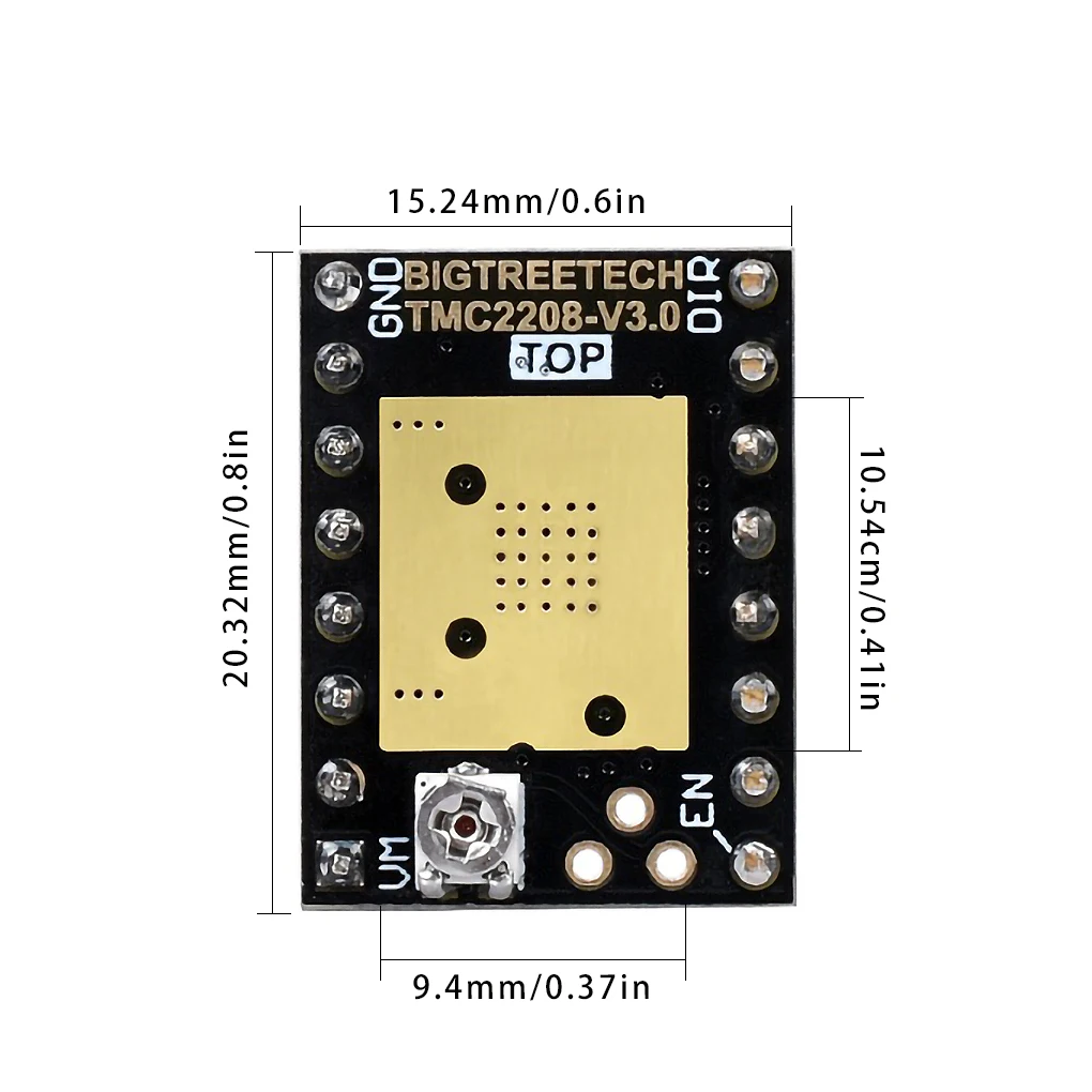 

Запасные части для 3D-принтера BIGTREETECH TMC2208 V3.0, режим UART