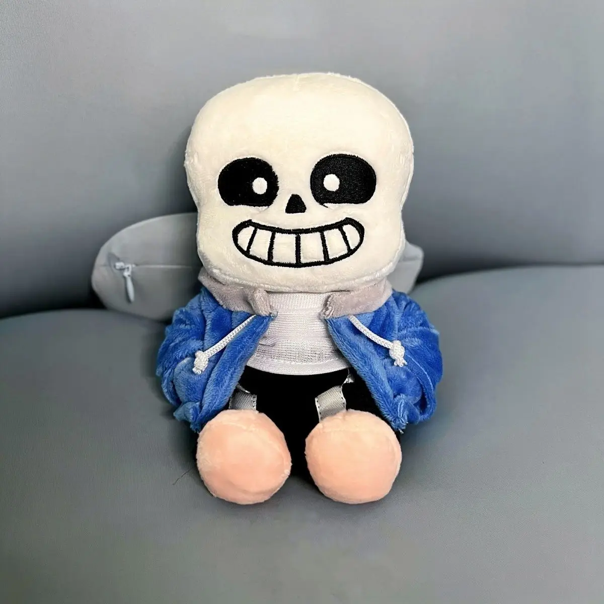 Фото Аниме UNDERTALE Санс 20 см плюшевая фигурка-идол для переодевания, милая пушистая хлопковая подушка-талисман, подарок на день рождения №4