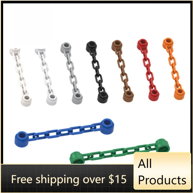 

10PCS Assembles Particles 92338 1x6 Chain Building Blocks Bricks Kit Part High-Tech Education Toy For Children Gift