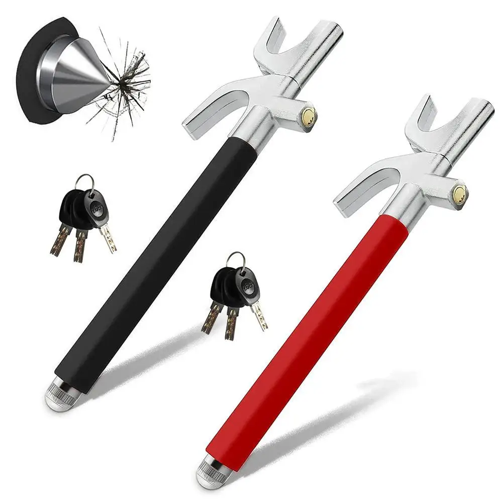 

Замок на руль автомобиля, U-образный Противоугонный замок для грузовиков, выдвижной замок для самообороны, безопасный выключатель окон, Hamme V0B1