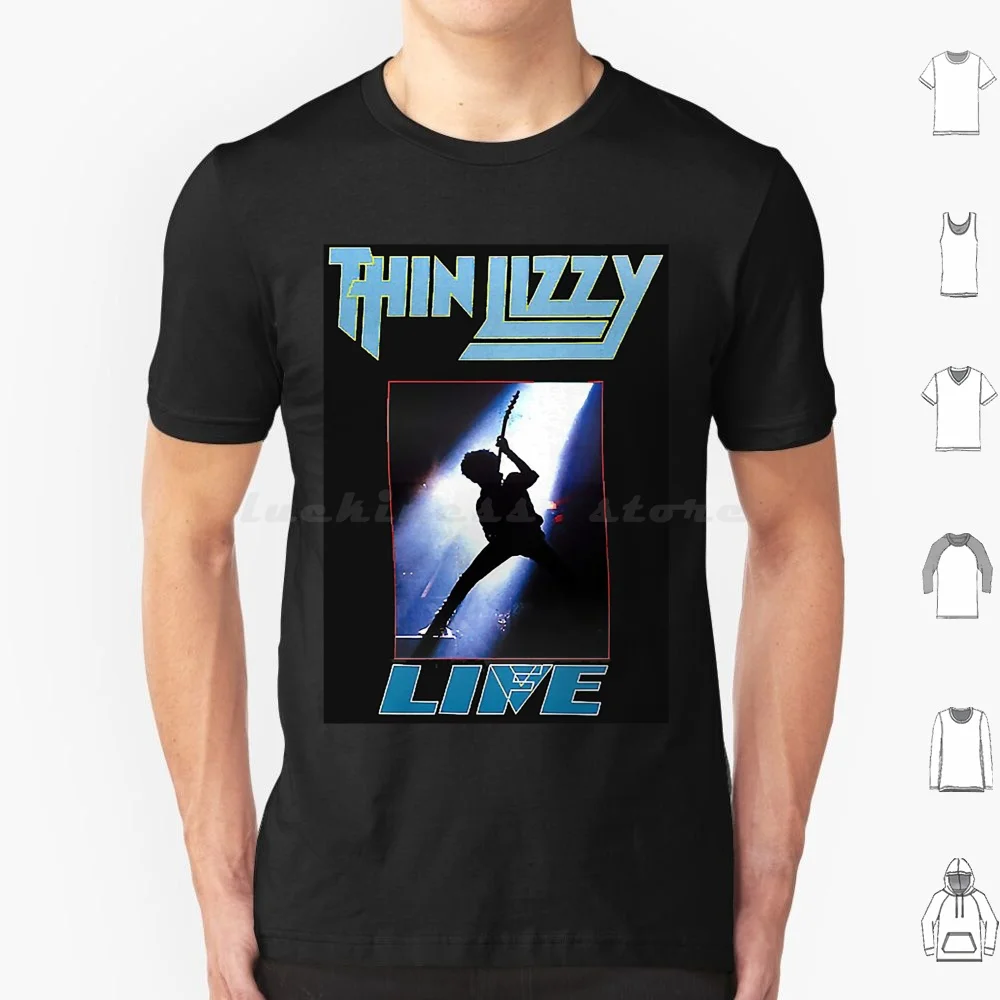 

Thin Lizzy Logo T Shirt Cotton Men Women Diy Print Thin Lizzy Logo