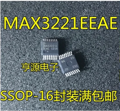 

Бесплатная доставка 50 шт. MAX3221 MAX3221EEAE MAX3221E SSOP16