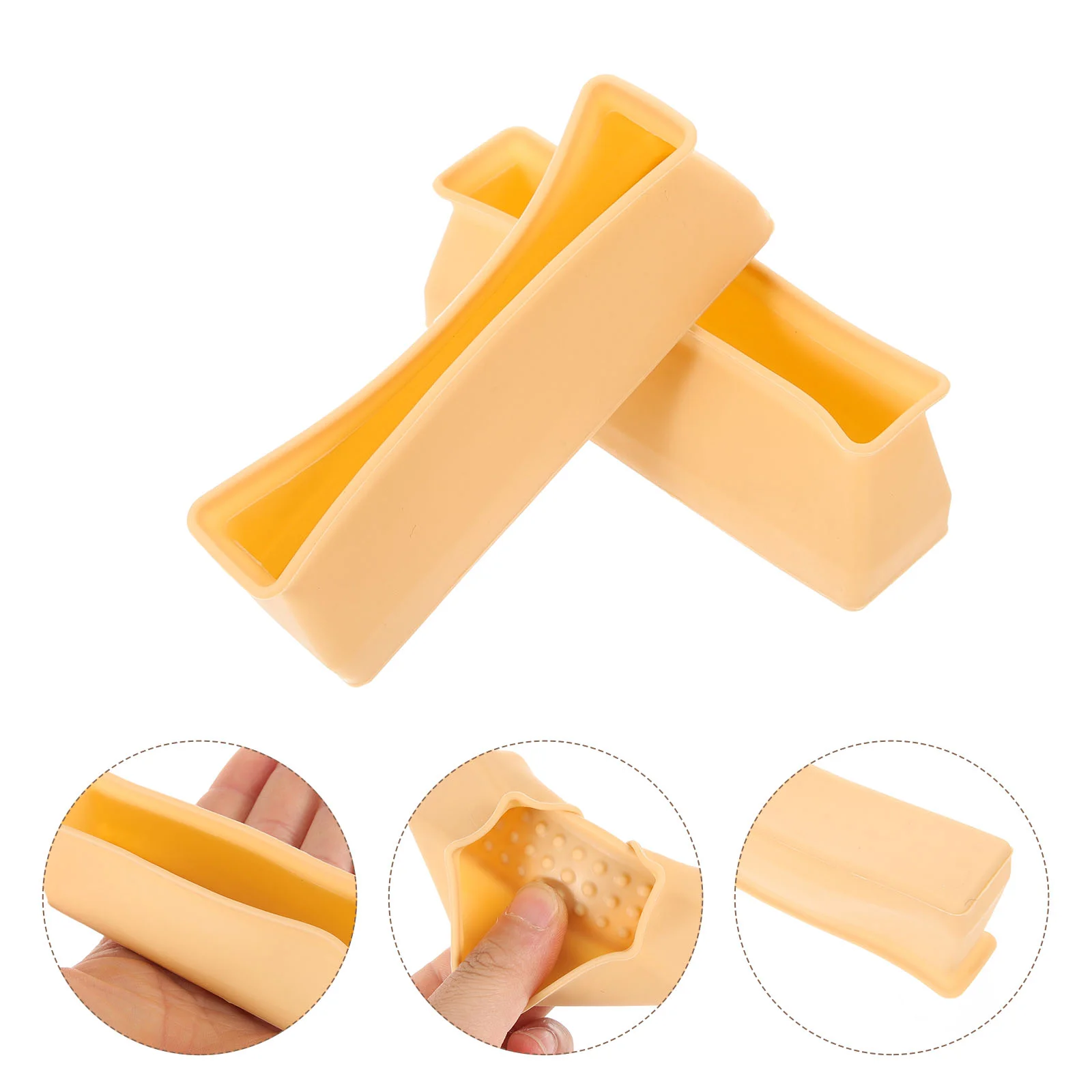 

4 Pcs Silicone Mat Pads Non Skid Bed Coasters Legs Protector Carpet Silicone Caster Cups Chair Feet