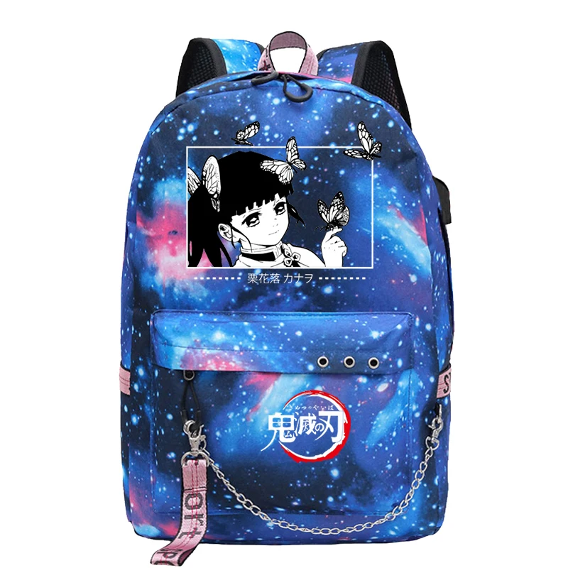 

Demon Slayer School Bags for Teenage Girls Book Bag Backpack Women Mochila Hombre Travel Bagpack Tsuyuri Kanawo Kawaii Backpack