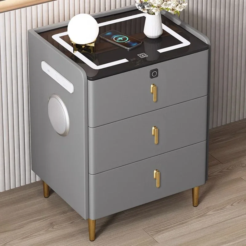 Шкаф для хранения спальные прикроватные столики Современная консоль умные