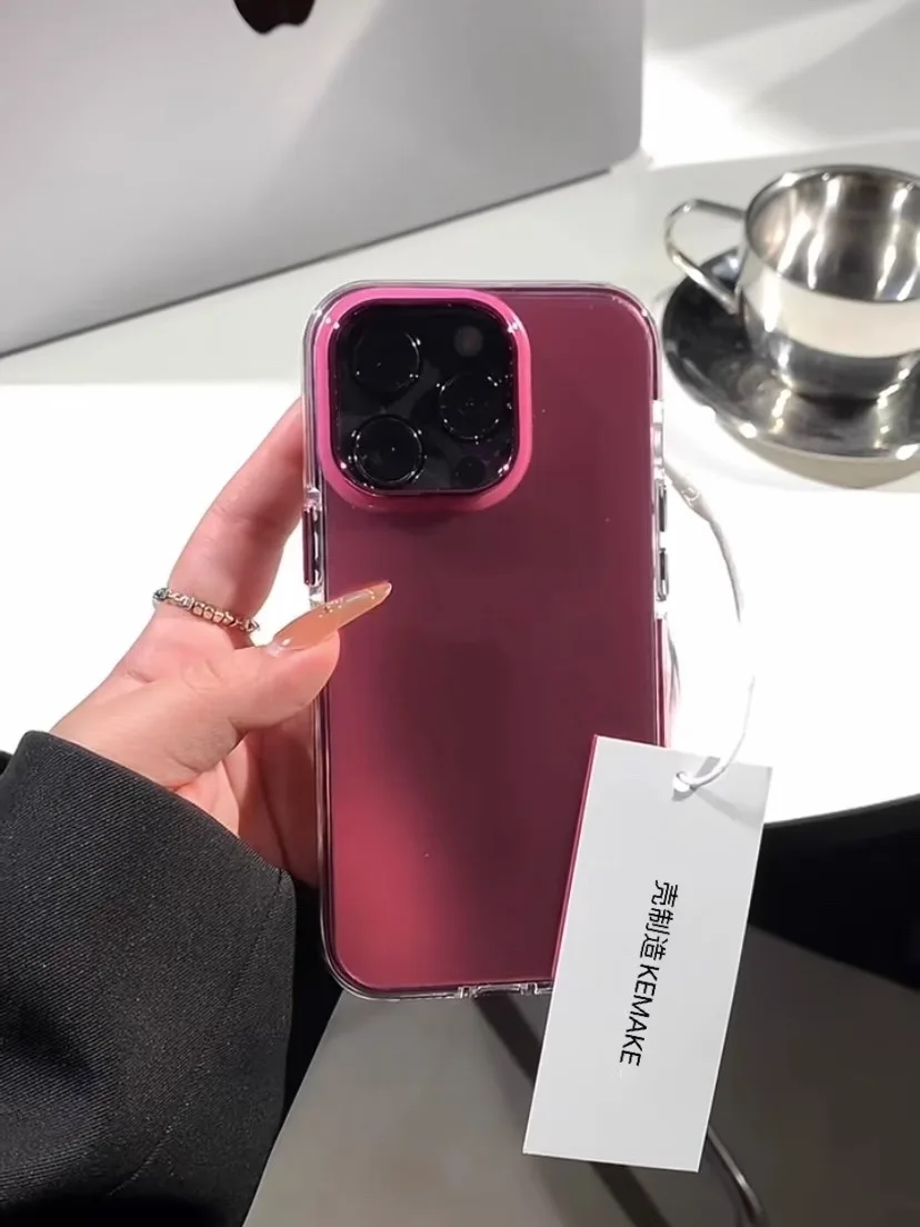 

New iPhone 14promax phone case electroplated matte 13promax phone protective case iPhone 12pro minimalist men and women iPhone11