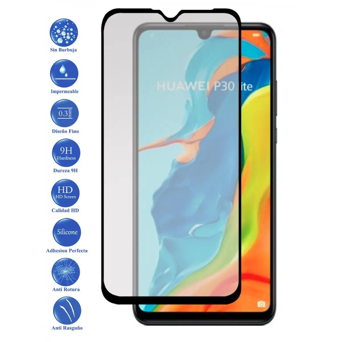 

Choose Color Huawei P30 Lite New Edition full tempered glass Protector