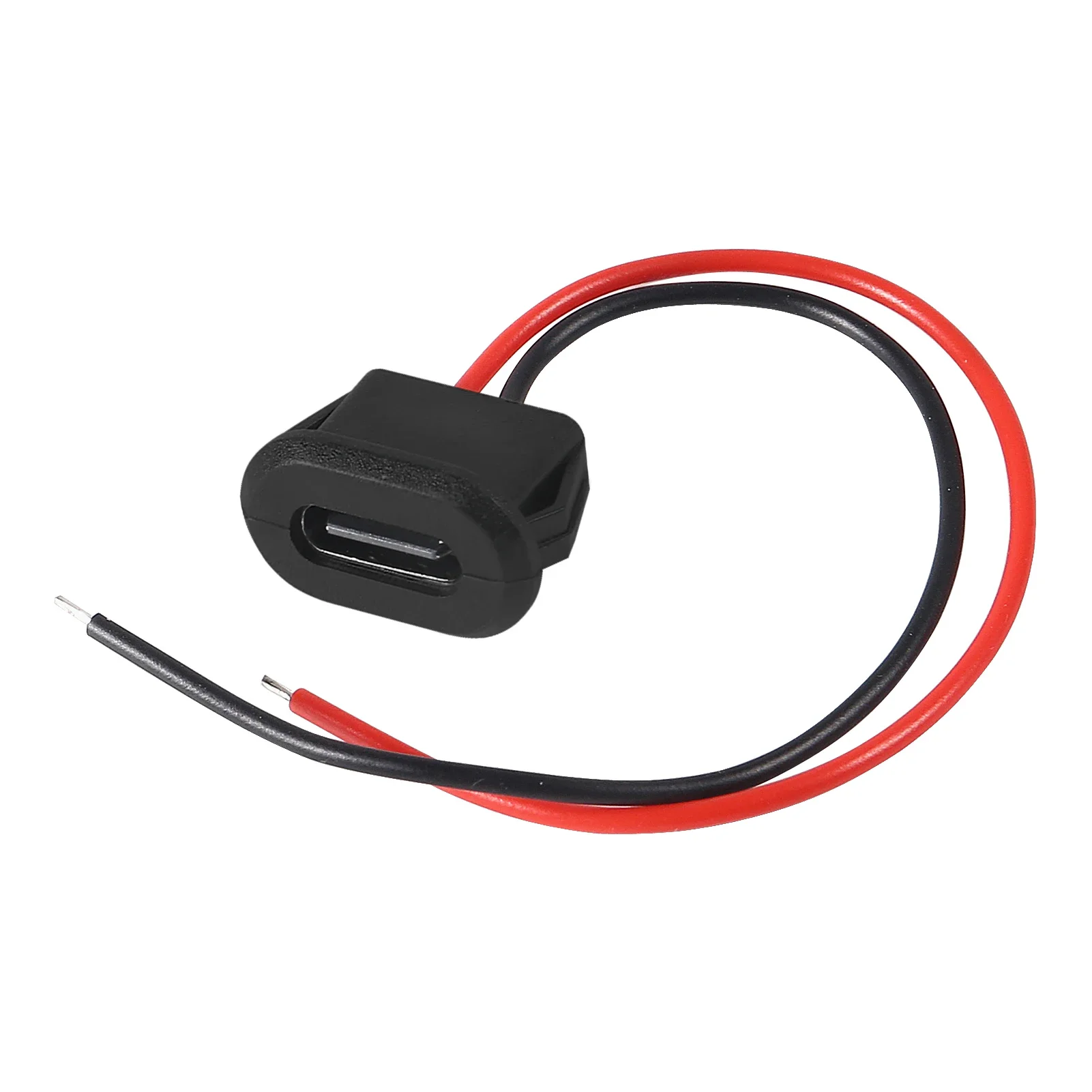 10 шт. USB Type-C водонепроницаемый USB-разъем прямого сжатия гнездовая база розетка