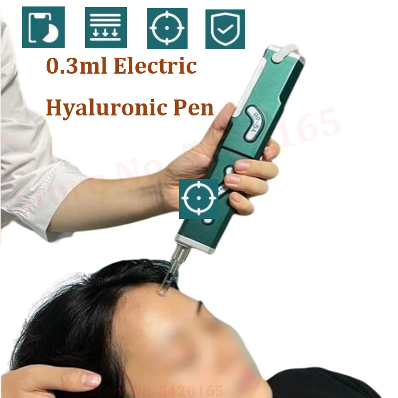 

Electric Auto Lip Hyaluronic Pen Injection Hyaluronic Acid Gun High Pressure Mesotherapy Gun Anti Wrinkles Hyaluron Pen