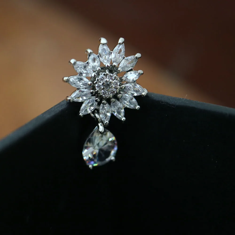 5pc/lot Luxury Rhinestone buttons Cubic zirconia button for Clothes Decorative CZ sewing cashmere Knit cardigan |