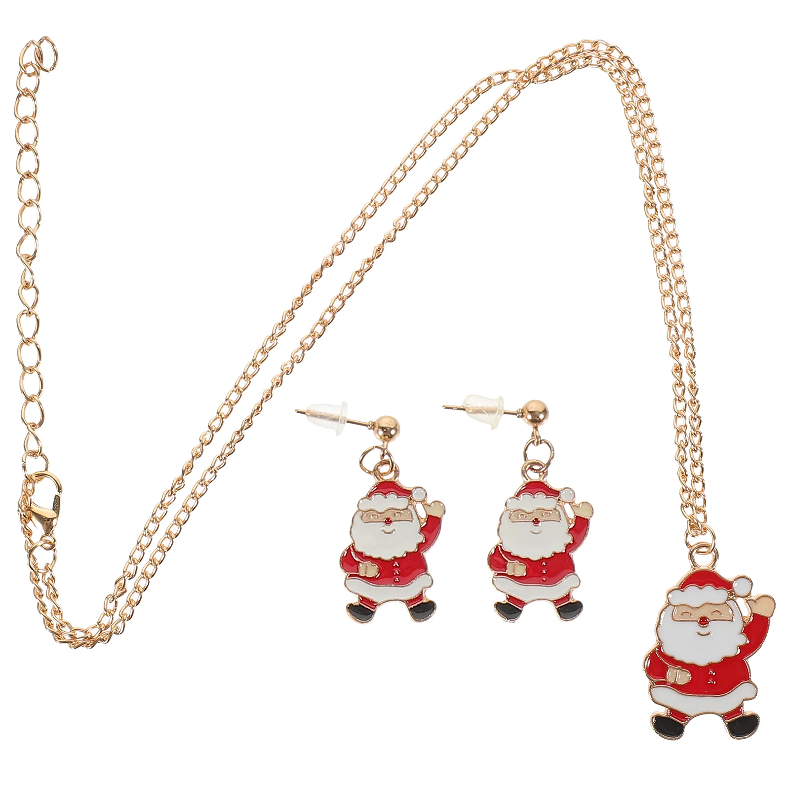 

Christmas Ornaments Chrismas Gifts Earrings For Teen Girls Holiday Necklace Women Fashion Jewelry Alloy Dangle Miss Aesthetic