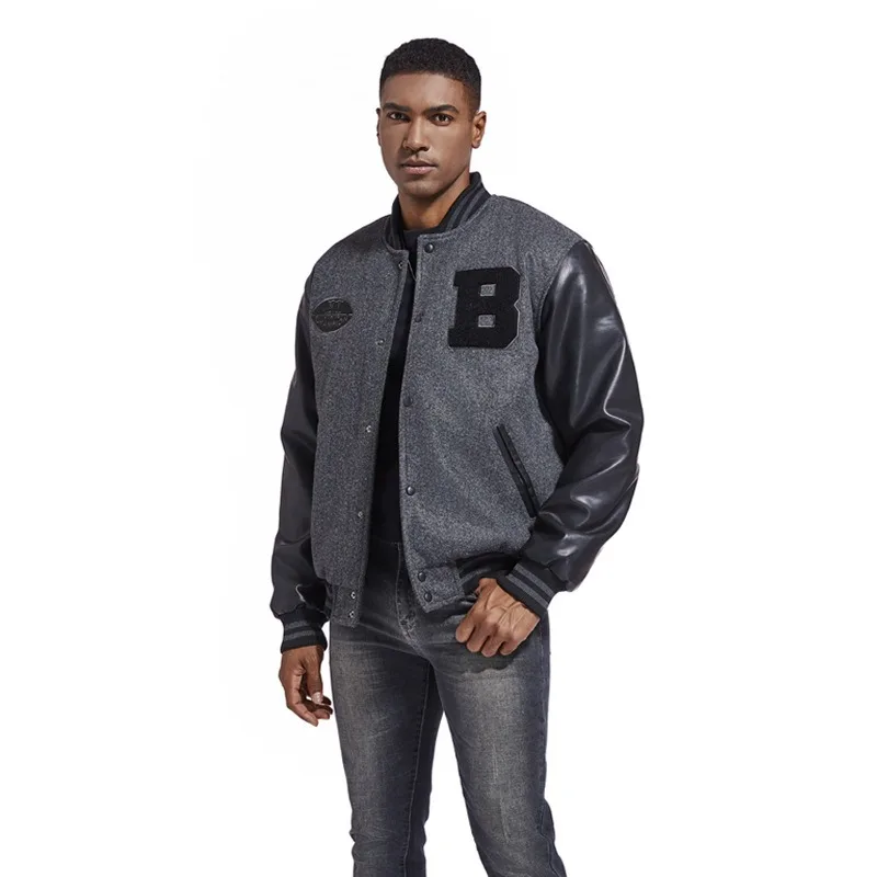 Осень-зима 2024 мужская Тонкая хлопковая куртка с вышивкой цветная застежкой