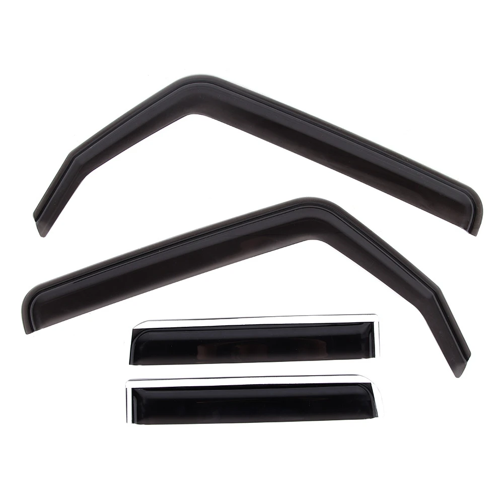 

Clip On Window Visor Sun Rain Guard Defector Fit for Jeep Wrangler JL 4 Door 2018-2020