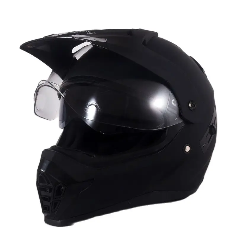 ECE Newest Double Lens Motorcycle Helmet Motocross Casco DOT Approval Capacetes 168 XS Size