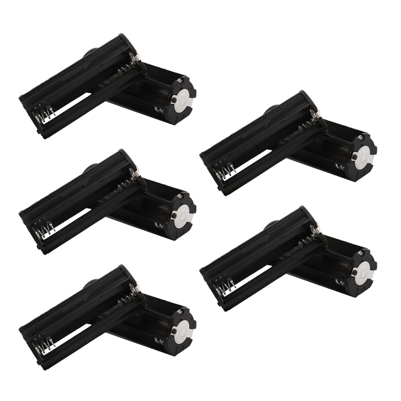 

10Pcs Black Battery Holder For 3 X 1.5V AAA Batteries Flashlight Torch