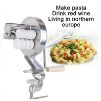 new silver aluminum alloy spaghetti pasta maker manual fettuccine noodle press machine home kitchen pasta cooking helper