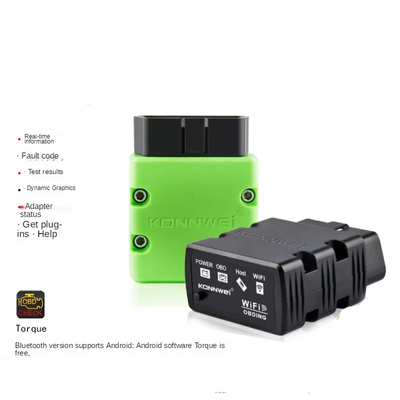 Новый Konnwei KW902 ELM327 V1.5 PIC18F25K80 Bluetooth OBD2 сканер полные протоколы работает как адаптер