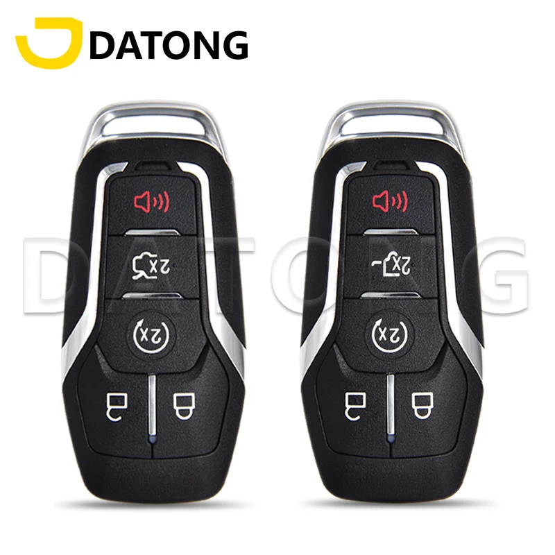

Datong World автомобильный пульт дистанционного управления для Ford Edge Mondeo Mustang 5 кнопочный откидной автомобильный ключ пустая оболочка замена крышки автомобильного ключа с лезвием