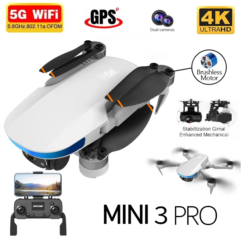 

S6S Mini GPS Drone 6K HD Dual Camera 5G FPV Profesional Aerial Photography Obstacle Avoidance Helicopter Foldable RC Quadcopter