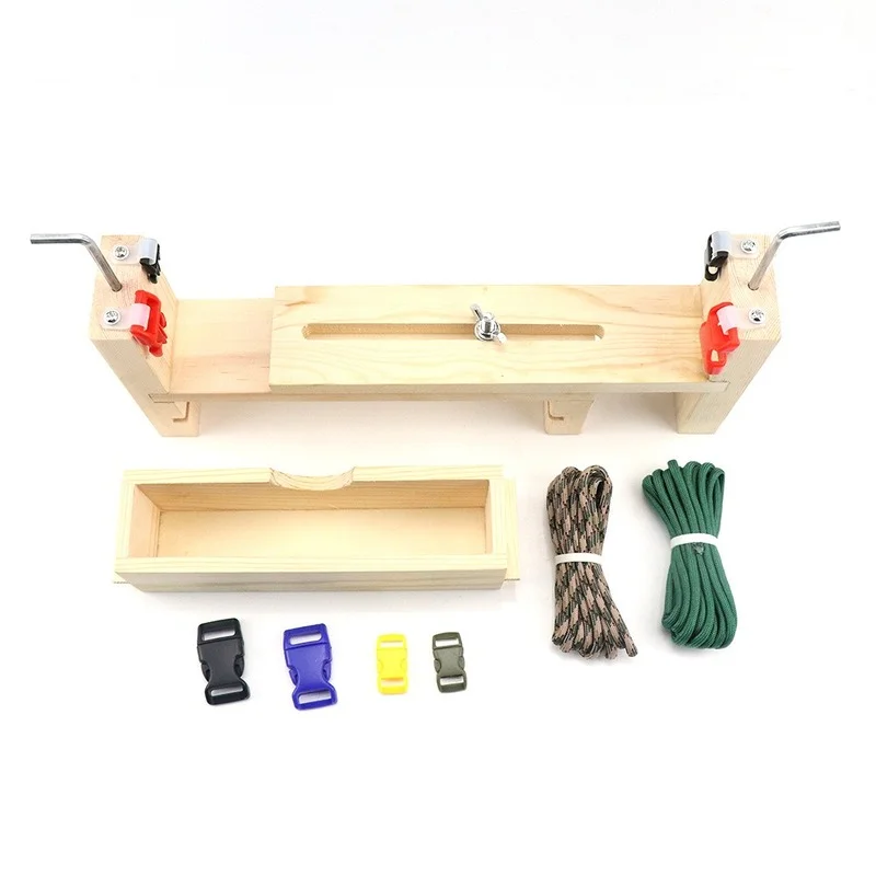

Bracelet Knitting Tool Wristband Knitting Tool DIY Wood Paracord Jig Bracelet Maker Wristband Maker
