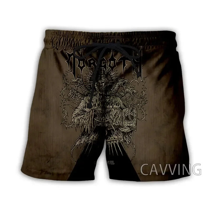 Пляжные шорты CAVVING с 3D принтом Morgoth Rock уличная одежда быстросохнущие повседневные