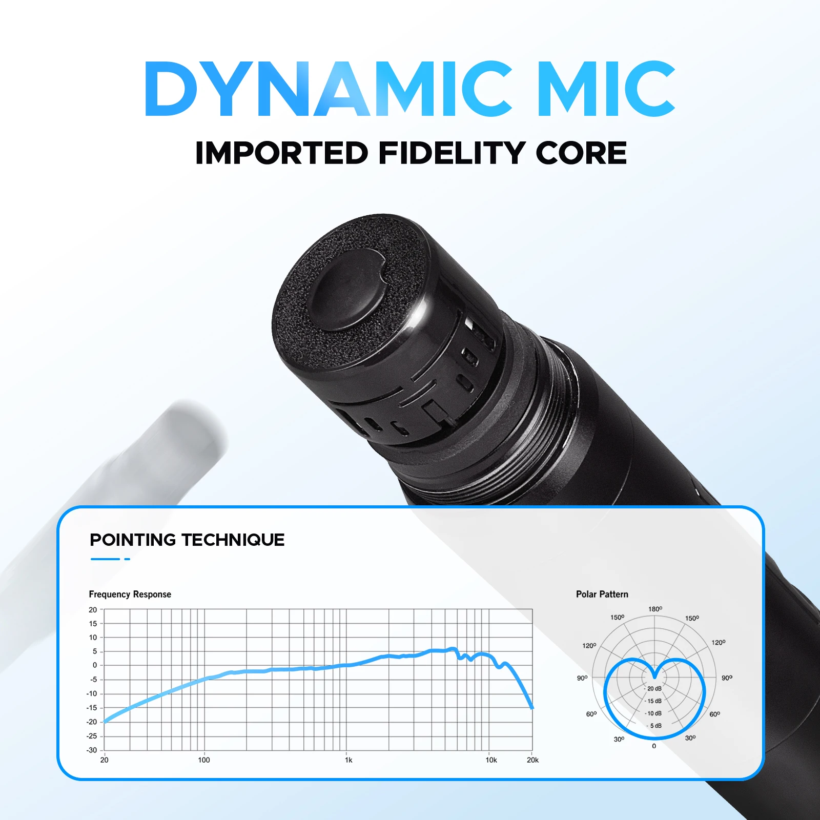 Беспроводная микрофонная система UHF Four-Antenna 2 канала