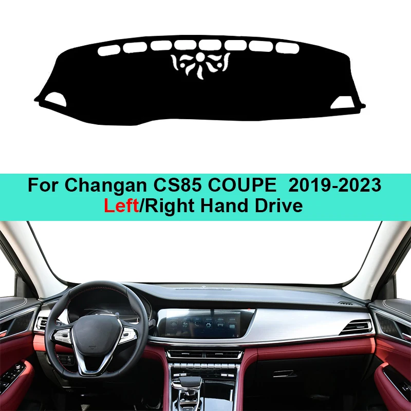 

2 Layer Car Dashboard Cover Carpet Dashmat For Changan CS85 COUPE 2019-2023 LHD RHD Dash Mat Cushion Anti-sun Sun Shade
