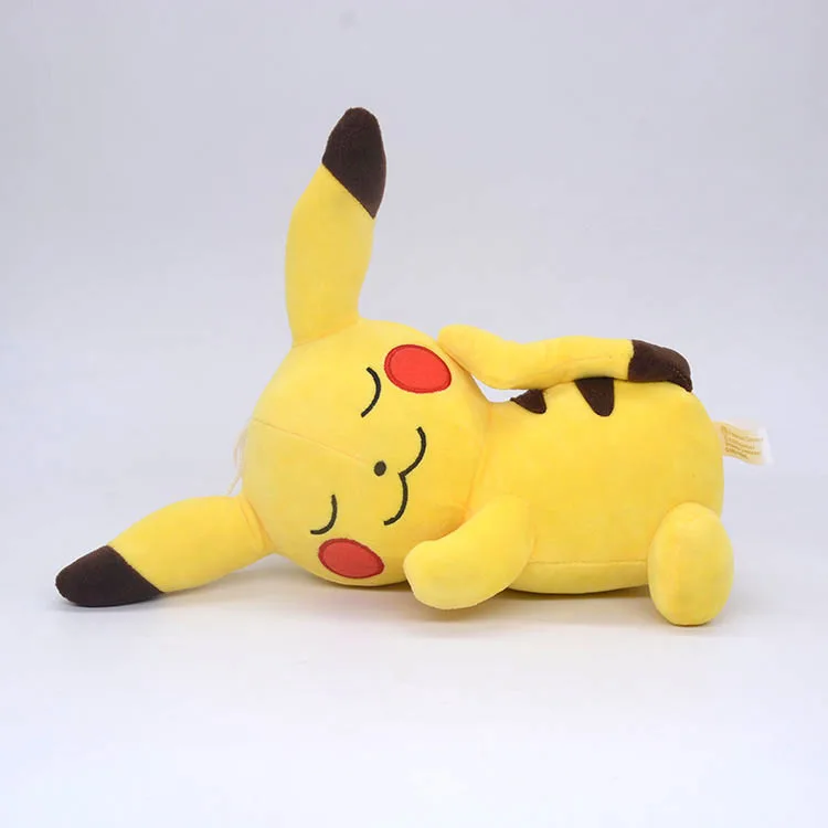 

Original Anime Pokemon Game Cartoon Sleeping Position Pikachu Toy Kawaii Soft Doll Children Gift