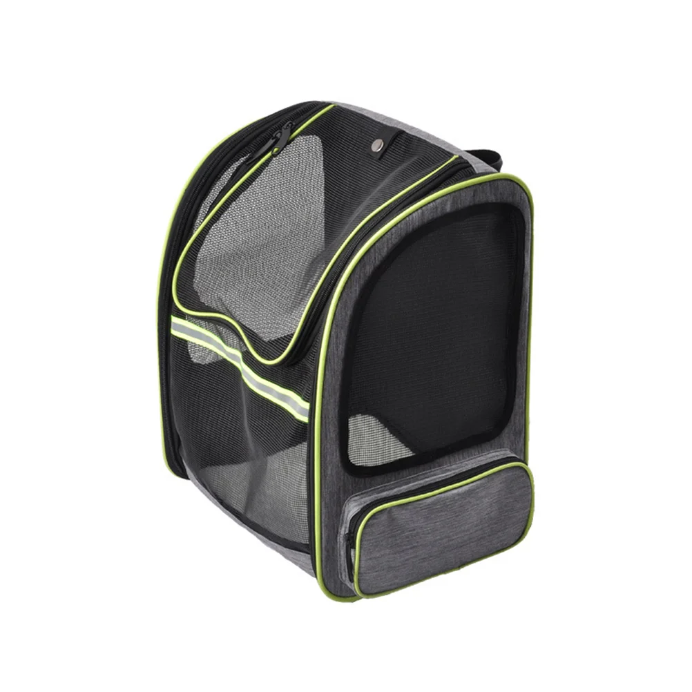 

Pet Mesh Cloth Carrier Bag Hand-free Dog Cat Outdoor Travel Packsack (Grey)