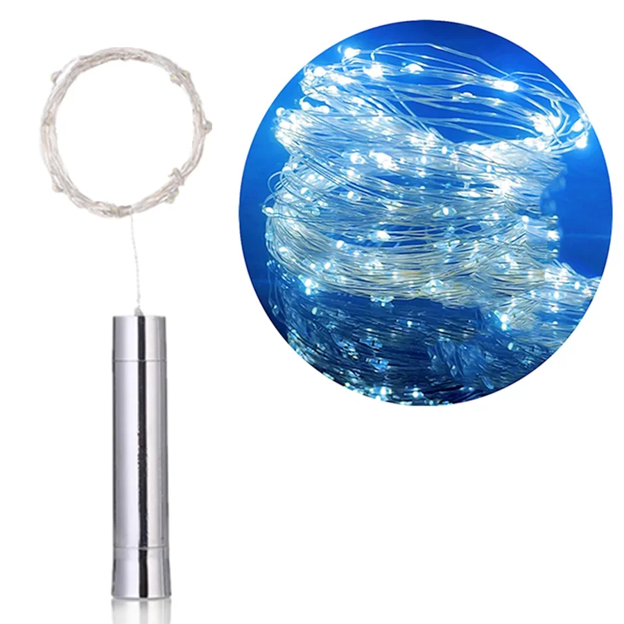 

3 м 30 светодиодных гирлянд для бутылок вина, пробковая медная проволока, звездные гирлянды, рождественская лампа на батарейках AA для украшения дома