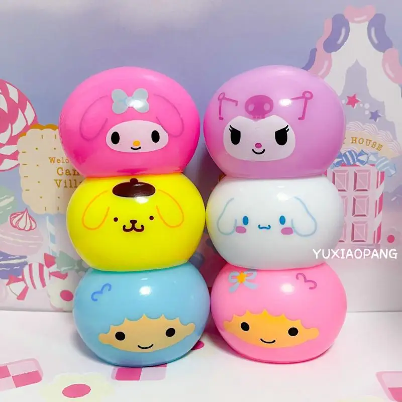 

Sanriod аниме серия Kuromi Cinnamoroll Pom пурин симпатичный многослойсветильник свет светильник-фотосессия игрушка подарок для маленькой девочки