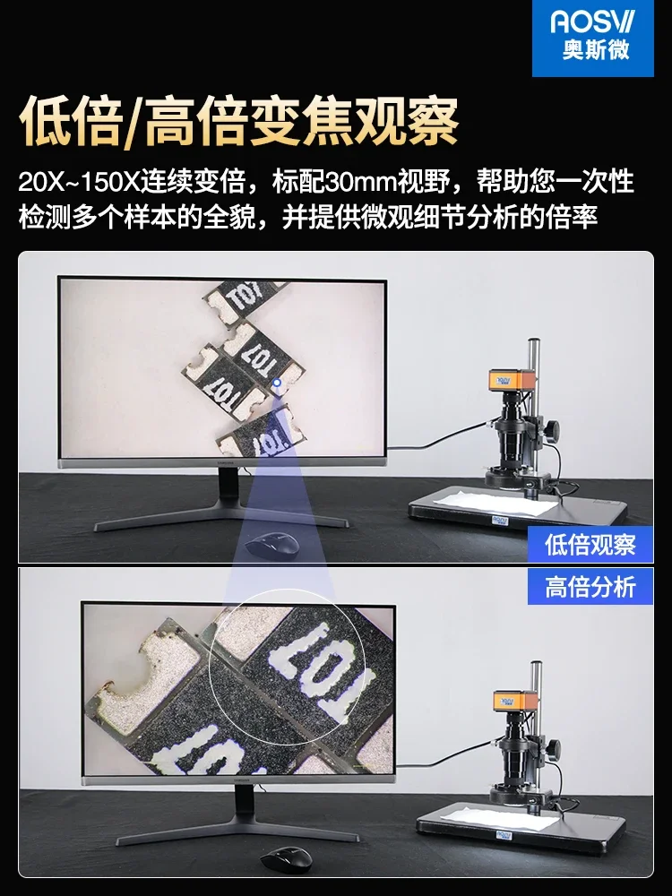 Цифровой увеличительный микроскоп высокой четкости профессиональная камера