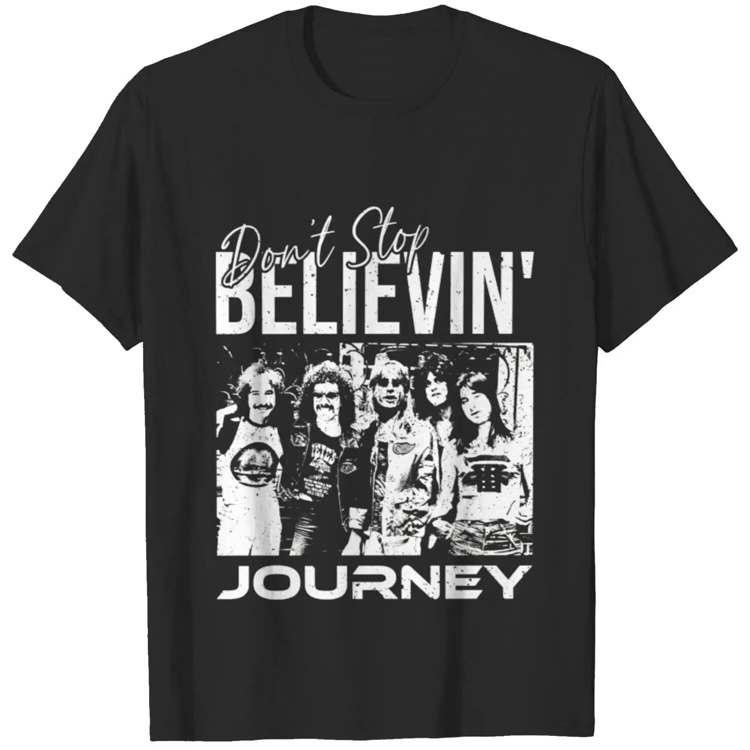 Футболка Journey The Band Don't Stop Believin в стиле ретро с графической музыкой подарок для