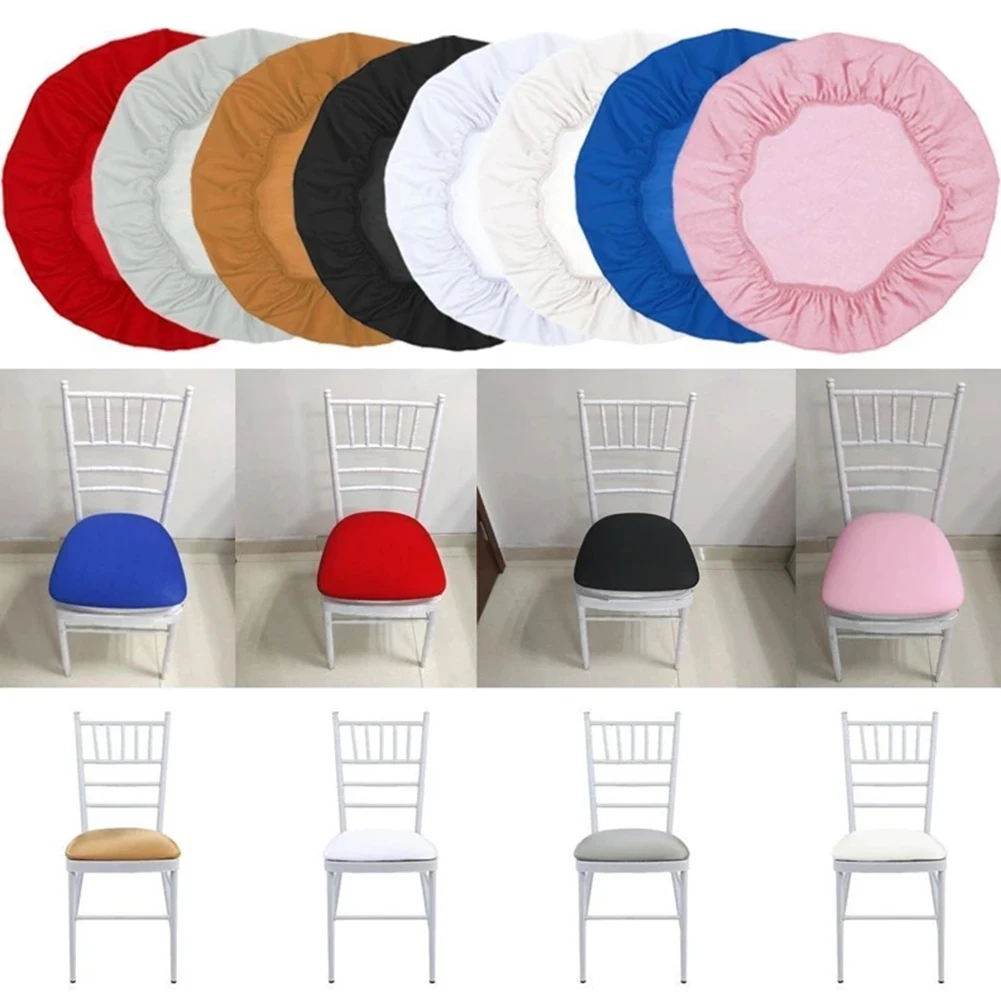 New Chair Seat Cover Chair Cover Patio Chairs Removable Seat Covers 19.68x19.68 Inch 1PC Bar Stools Chair Hood images - 6