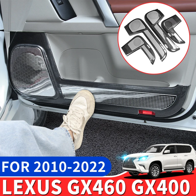 

For 2010-2022 Lexus GX460 GX 460 Car Door Scratch Resistant Speaker Protective Cover Interior Modification Accessories 2021 2020