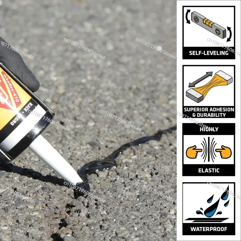 Пакет герметика для асфальта и бетона 6 9 жидких унций. 410 черных картриджей 1 10
