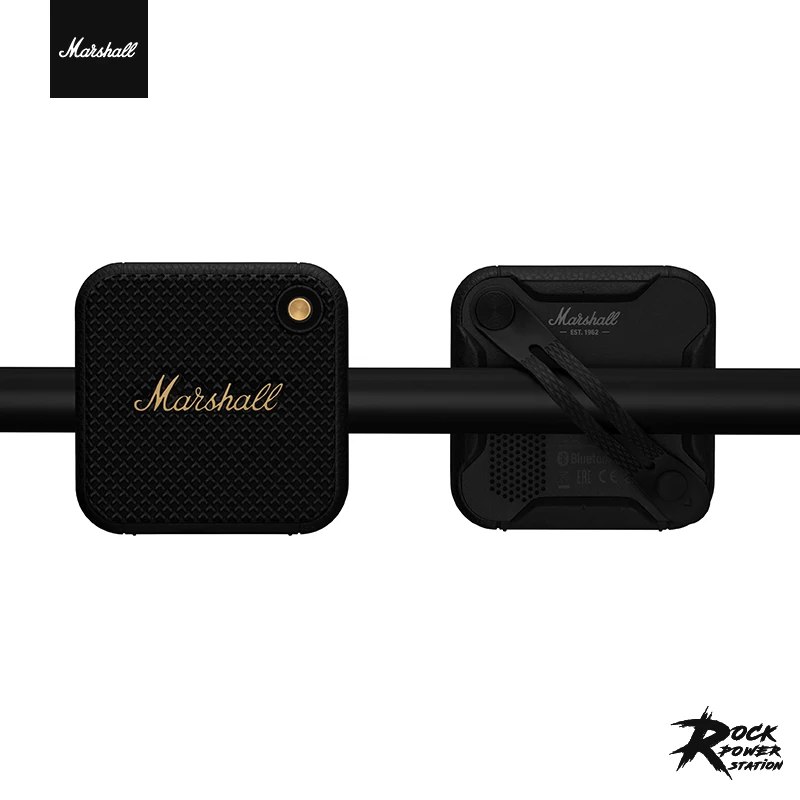 Оригинальная Marshall Bluetooth колонка Willen портативный беспроводной водонепроницаемый мини-динамик для спорта на открытом воздухе с рок-басами сабвуфера.