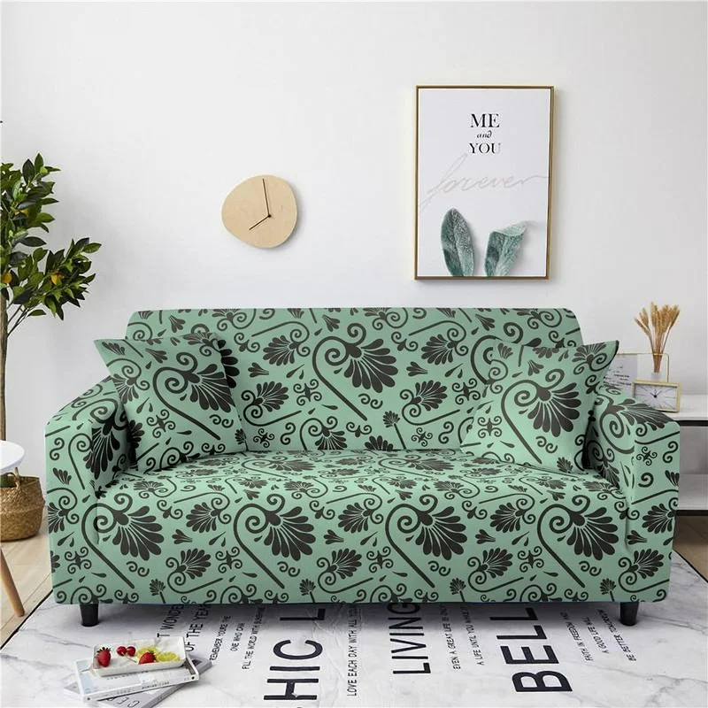 

Floral Theme Corner Sofa Covers All Inclusive Anti-dirty Sectional Sofa Protector 1/2/3/4 Seat Sofa Towel Housses De Canapé