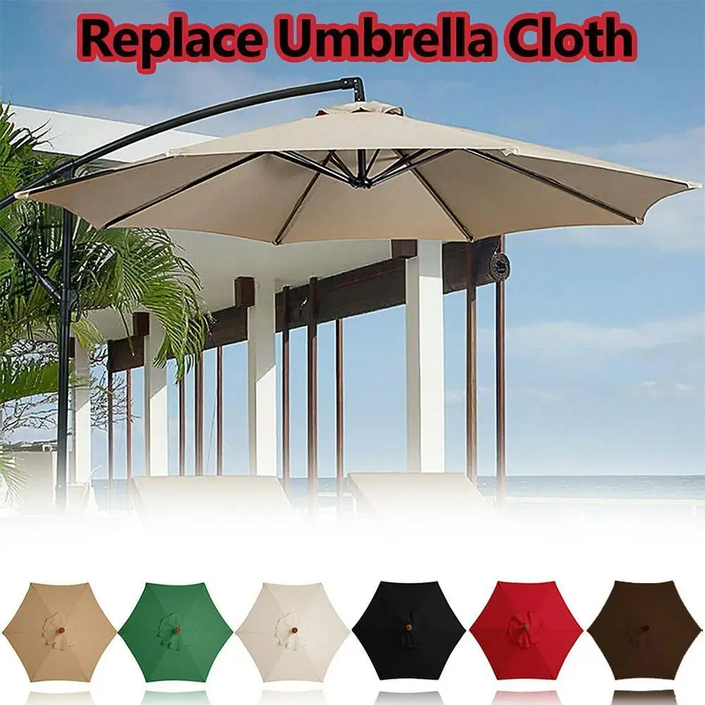 

Replacement Fabric For 3/2.7 m Parasol Waterproof Fabric Shade Dust-Proof Cloth For Umbrella Diy Tent Sew Material Without Stand
