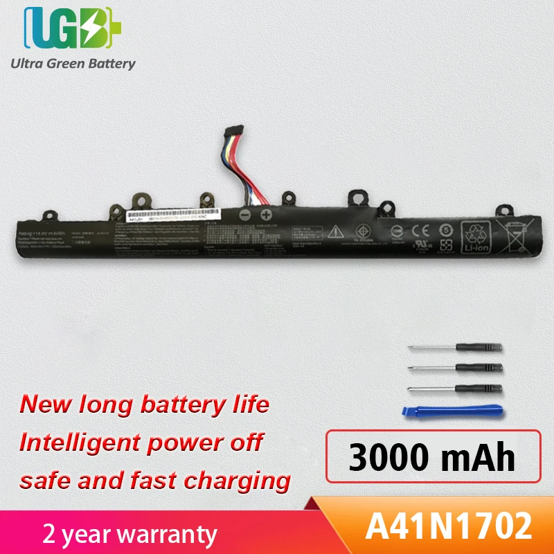 UGB New A41N1702 Battery For Asus P1440 P1440UF-1A P1440UA-0031A8250U P1440UAFQ3420T P1440UF-FA5410T P1440UF-FA7810T