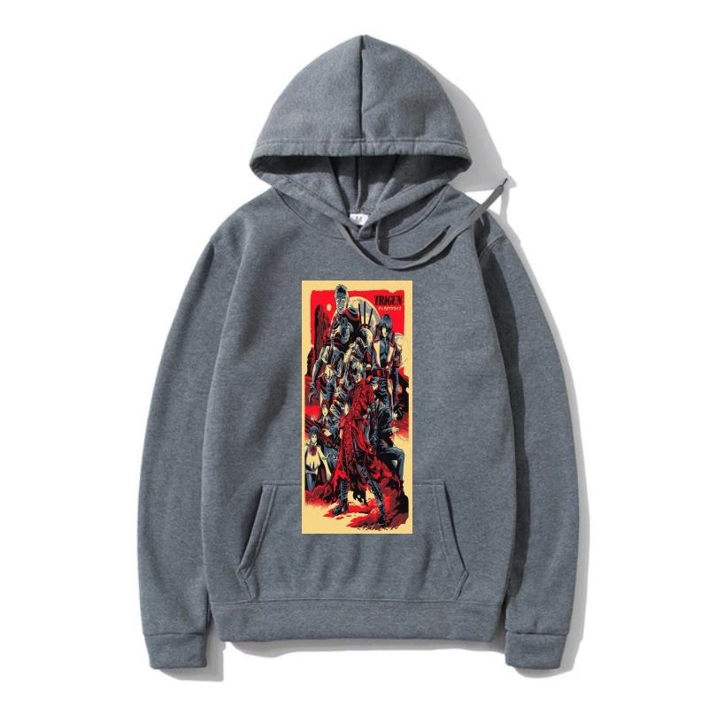 

Hoodies Outerwear Trigun Poster Painting Ar Design Men's Fashion Outerwear