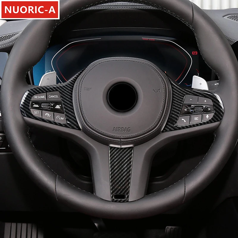 Цветная рамка рулевого колеса из углеродного волокна декоративная накладка для