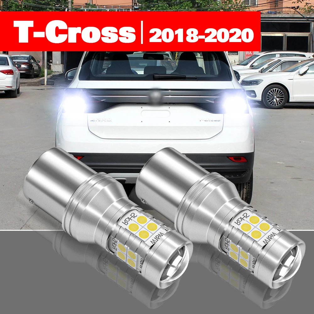 для VW T-Cross 2 шт. светодиодные аксессуары резервных фонарей заднего хода 2018 2019 2020