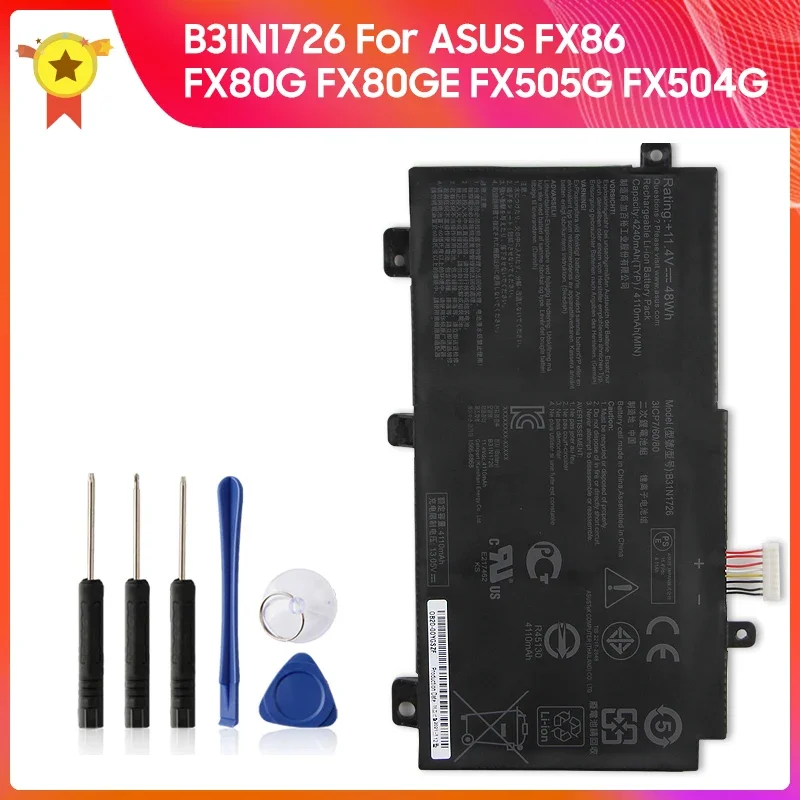 Сменный аккумулятор B31N1726 для Asus FX86 FX80G FX80GE FX86FE FX86FM GD8750 FX95G FX505G FX504G качественные