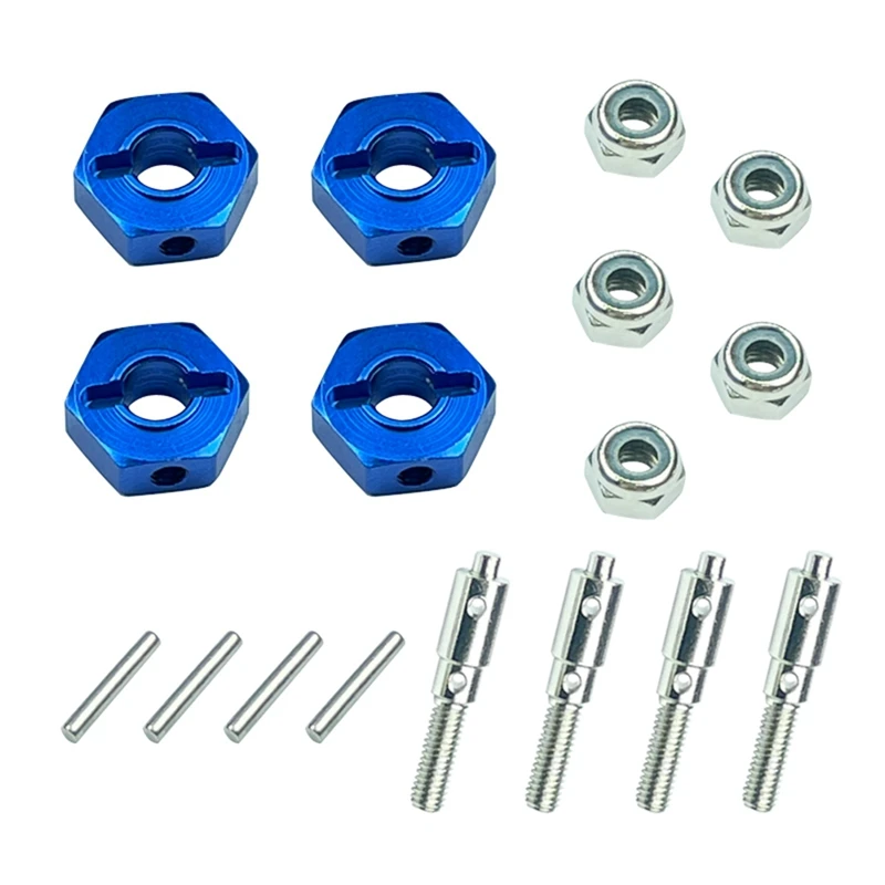 

LD-P06 5Mm To 12Mm Metal Combiner Wheel Hub Hex Adapter For LDRC LD-P06 LD P06 Unimog 1/12 RC Truck Car Accessories