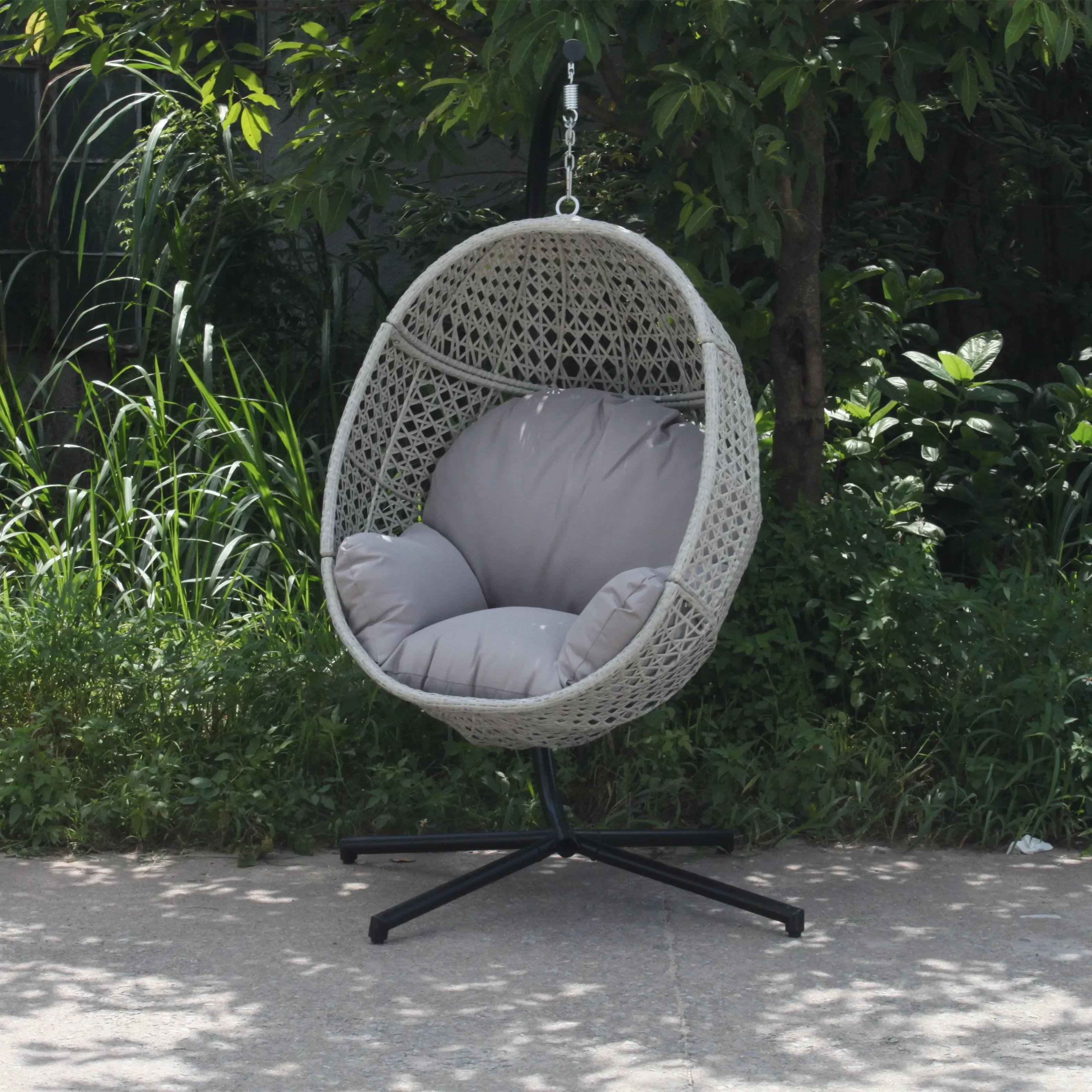 уличная плетеная корзина из ротанга уличные подвесные стулья уличный стул-яйцо