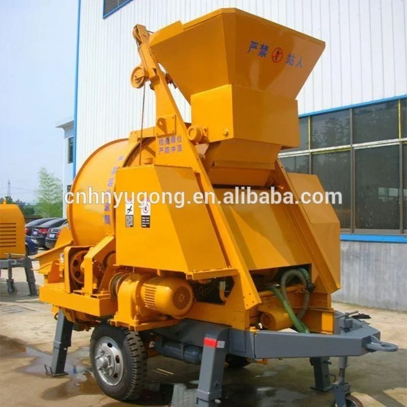 Электрический мотор YG 30 м3/ч портативный мини-Бетономешалка с насосом 25 м