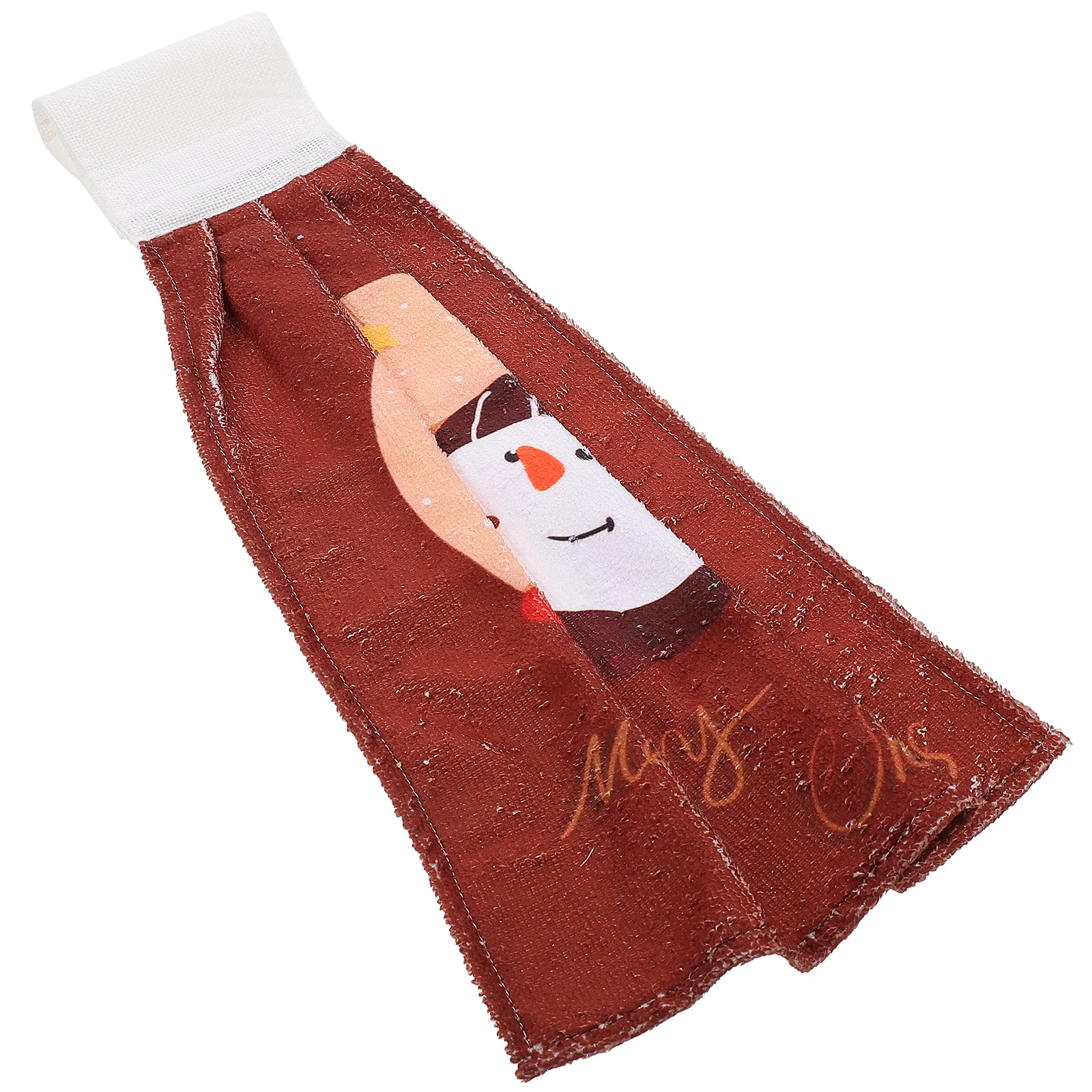 

Hand Towel Towels Kitchen Hanging Xmas Absorbent Santa Tie Cartoon Microfiber Tree Bath Dish Claus Fingertip Holidayfast Drying